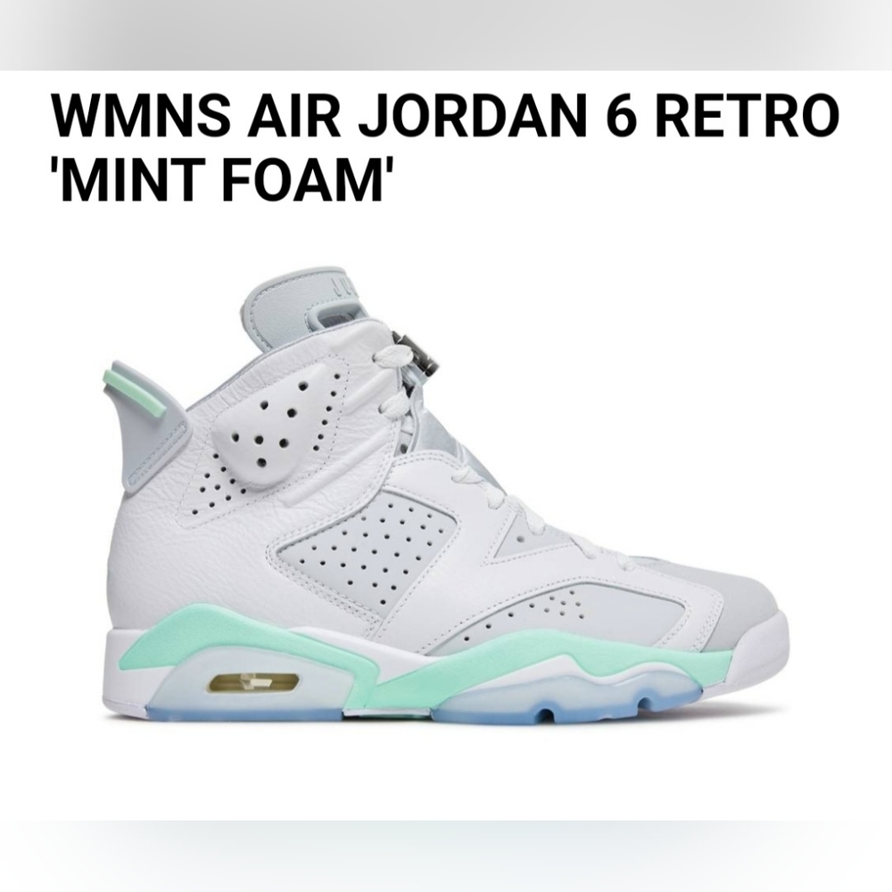 🔥Air Jordan 6 Retro Mint🔥Size 8🔥WORN ONCE💎